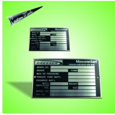 Name Plate Machine Label